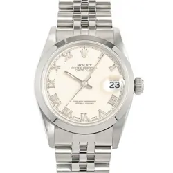 ROLEX DATEJUST WATCH 68240 E SERIES IVORY ROMAN BOYS