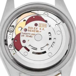 ROLEX DATEJUST STEEL YELLOW GOLD WHITE ROMAN DIAL LADIES WATCH 69173