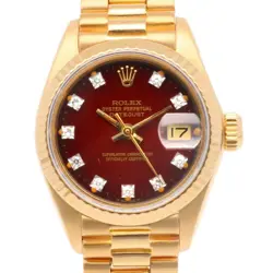 ROLEX DATEJUST WATCHES 6917G STAINLESS STEEL K18 YELLOW GOLD USED
