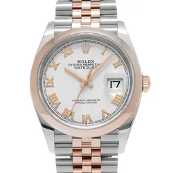 ROLEX DATEJUST 36 126201 WHITE WATCH 645443