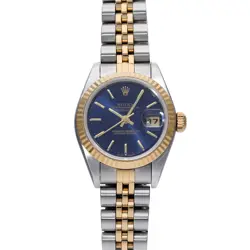 ROLEX DATEJUST 79173 BLUE WATCH 670684