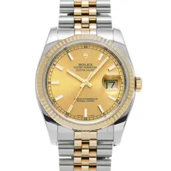 ROLEX DATEJUST 116233 CHAMPAGNE WATCH 672008