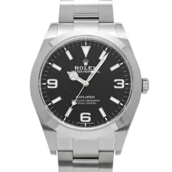 ROLEX EXPLORER 214270 BLACK WATCH 671993