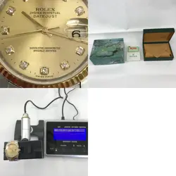 ROLEX Datejust U# 16233 Yellow Gold  #019