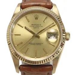 ROLEX DATE L# K18YG 15238  #012
