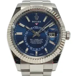 ROLEX SKY-DWELLER SS×WG 326934 BLUE  #002