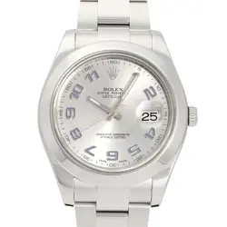 ROLEX DATEJUST DATEJUST II 116300 SILVER/ARABIC DIAL WATCH
