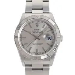 ROLEX DATEJUST 36 THUNDERBIRD 16264 SILVER/BAR DIAL WATCH