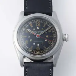 rolex Oyster Royalite Black Mirror Majestic Dial 1942's 2280 watch men TO167376