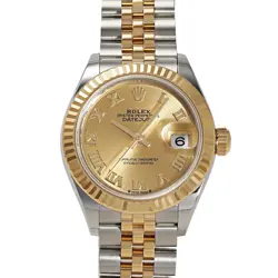 ROLEX DATEJUST 28 279173 CHAMPAGNE/ROME DIAL WATCH