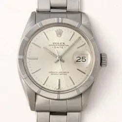 rolex Oyster Perpetual Date 1965's 1501 Silver Dial watch men TO167374
