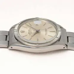 rolex Oyster Perpetual Date 1965's 1501 Silver Dial watch men TO167374