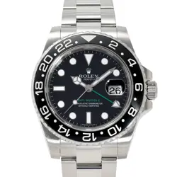 ROLEX GMT MASTER II  116710LN BLACK/DOT DIAL WATCH