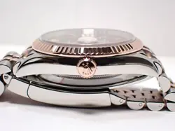 rolex Datejust 36 Slate Dial VI & IX Diamond 18KPG watch men TO167387