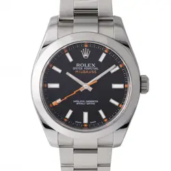 ROLEX MILGAUSS  116400 BLACK DIAL WATCH