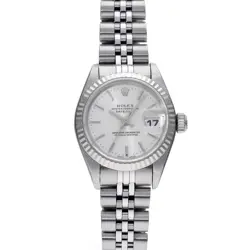 ROLEX DATEJUST 69174 SILVER WATCH 671336