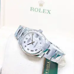 ROLEX 31MM FACTORY MOP DIAMOND VI DIAL & DIAMONDS BEZEL REF: 178344 (2011)