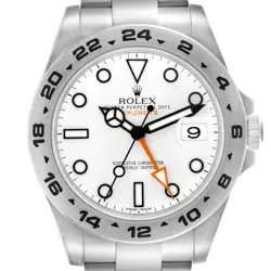 ROLEX EXPLORER II POLAR WHITE DIAL STEEL MENS WATCH 216570