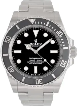 ROLEX SUBMARINER 124060 STAINLESS STEEL 41MM AUTO WATCH