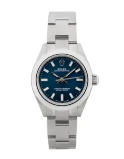ROLEX OYSTER PERPETUAL 28 / BLUE DIAL/276200
