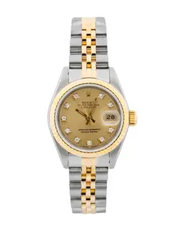 ROLEX DATEJUST 31/ CHAMPAGNE DIAMOND DIAL / 1994 / 68273