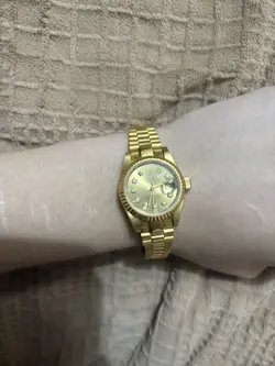 OYSTER PERPETUAL DATEJUST 18K ROLEX