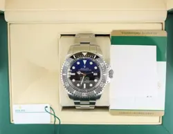 2016 ROLEX DEEPSEA JAMES CAMERON 116660 BLACK BLUE DIAL SS OYSTER W PAPERS 43MM