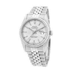ROLEX STAINLESS STEEL 36MM DATEJUST 16220 WARRANTY BOX