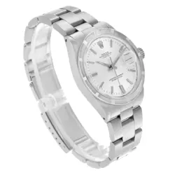 Rolex Date Engine Turned Bezel Vintage Automatic Steel Mens Watch 1501