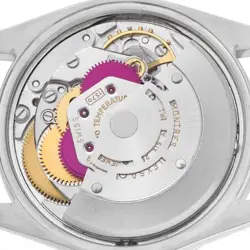 Rolex Date Engine Turned Bezel Vintage Automatic Steel Mens Watch 1501