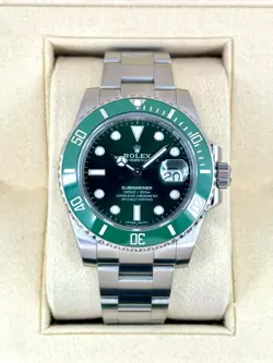 2018 ROLEX SUBMARINER “HULK” 40MM 116610LV GREEN DIAL