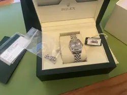 ROLEX 179174 DATEJUST LADIES WATCH SILVER DIAL SS/WG AUTO 26MM /W BOX & PAPERS