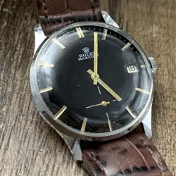 VINTAGE ROLEX MARCONI ANTIQUE SMALL SECONDS HAND WINDING MEN'S WRISTWATCH USED