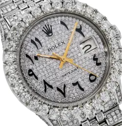 36MM SILVER DIAMOND