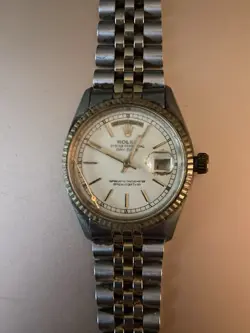 ROLEX OYSTER PERPETUAL DATEJUST 1601 VINTAGE MEN’S WATCH – TWO-TONE JUBILEE