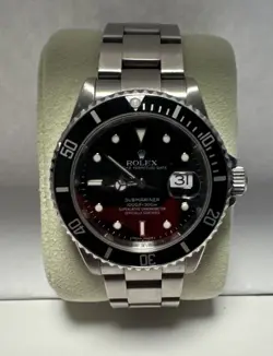ROLEX “SUBMARINER” MENS 40MM STAINLESS STEEL 16610 2007
