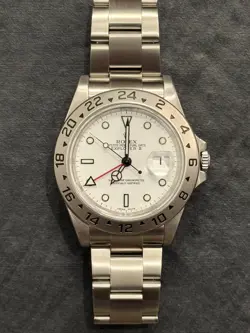 ROLEX EXPLORER 16570 POLAR. FULL SET. PROFESSIONALLY SERVICED.