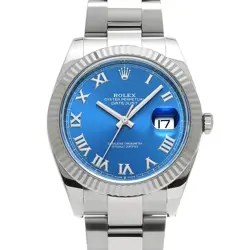ROLEX DATEJUST 41 126334 BLUE WATCH 666446