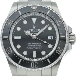 ROLEX SEA-DWELLER DEEP SEA WATCH 136660 STAINLESS STEEL MENSWATCH BLACK USED