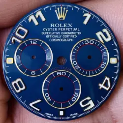 ROLEX BLUE DIAL CHROMALIGHT FOR DAYTONA MODEL 116528 116523 116518 116503 116508