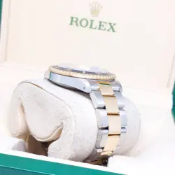 Rolex 40mm 18K Half Yellow Gold Blue Dial Submariner Date REF: 16613 (P Series)