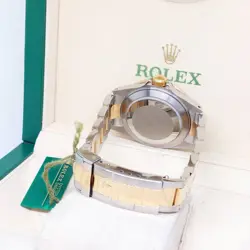 Rolex 40mm 18K Half Yellow Gold Blue Dial Submariner Date REF: 16613 (P Series)