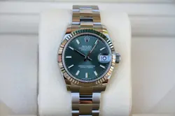 ROLEX 278274 DATEJUST MIDSIZE GREEN MINT DIAL NIB