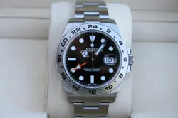 ROLEX 216570 EXPLORER II BLACK 42MM WATCH