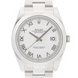 ROLEX DATEJUST 41 126300 WHITE OYSTER WARRANTY 2021