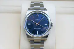 ROLEX 114300 OYSTER PERPETUAL 39MM BLUE DIAL