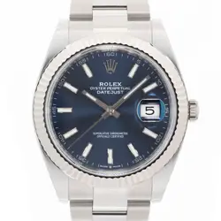 ROLEX DATEJUST 41 126334 BLUE OYSTER WARRANTY 2024 BOX/PAPER