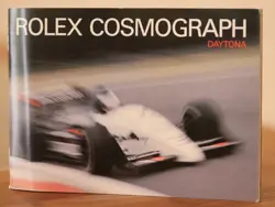 BOOKLET ROLEX DAYTONA COSMOGRAPH –1989 – FRENCH–ORIGINAL VINTAGE