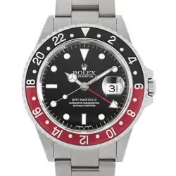 ROLEX GMT MASTER II 16710 BLACK Y NUMBER SECOND HAND MENS