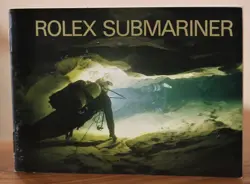 BOOKLET ROLEX SUBMARINER – 1989 – FRENCH – ORIGINAL VINTAGE